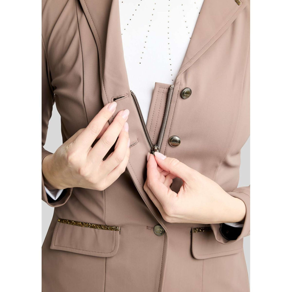 Montar Competition Jacket MoEve Golden Quartz Crystals Nougat Brown