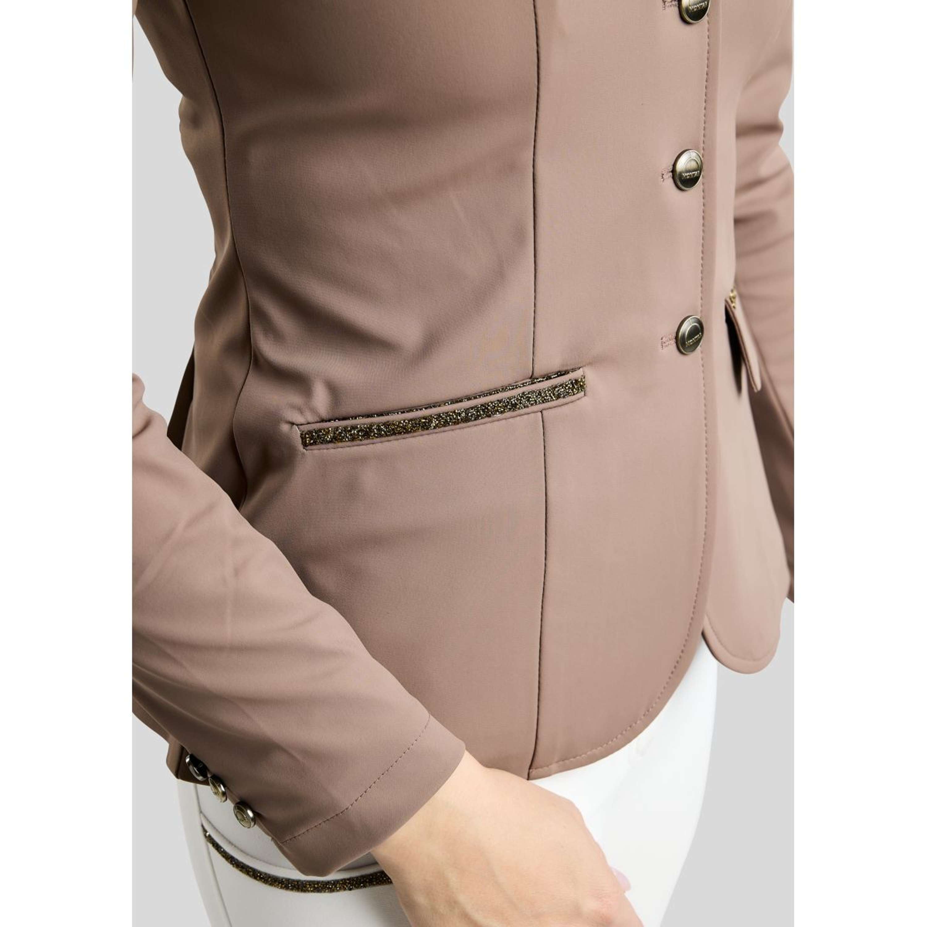 Montar Competition Jacket MoEve Golden Quartz Crystals Nougat Brown