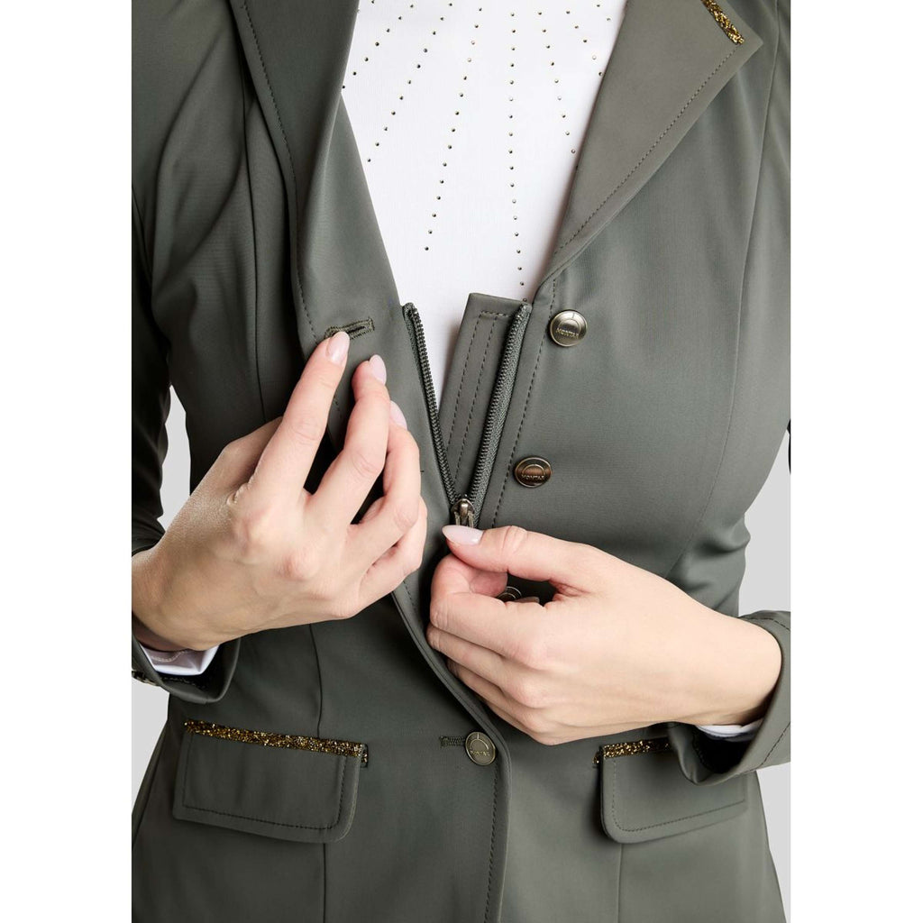 Montar Competition Jacket MoEve Golden Quartz Crystals Forest Green
