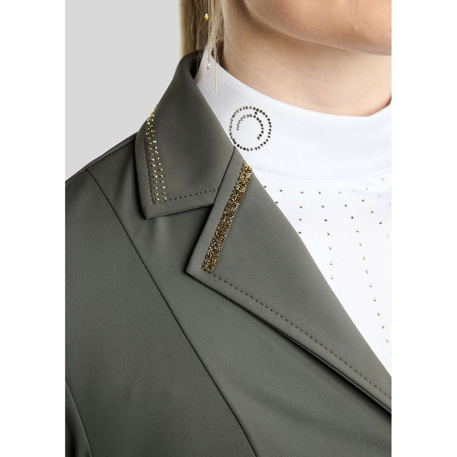 Montar Competition Jacket MoEve Golden Quartz Crystals Forest Green