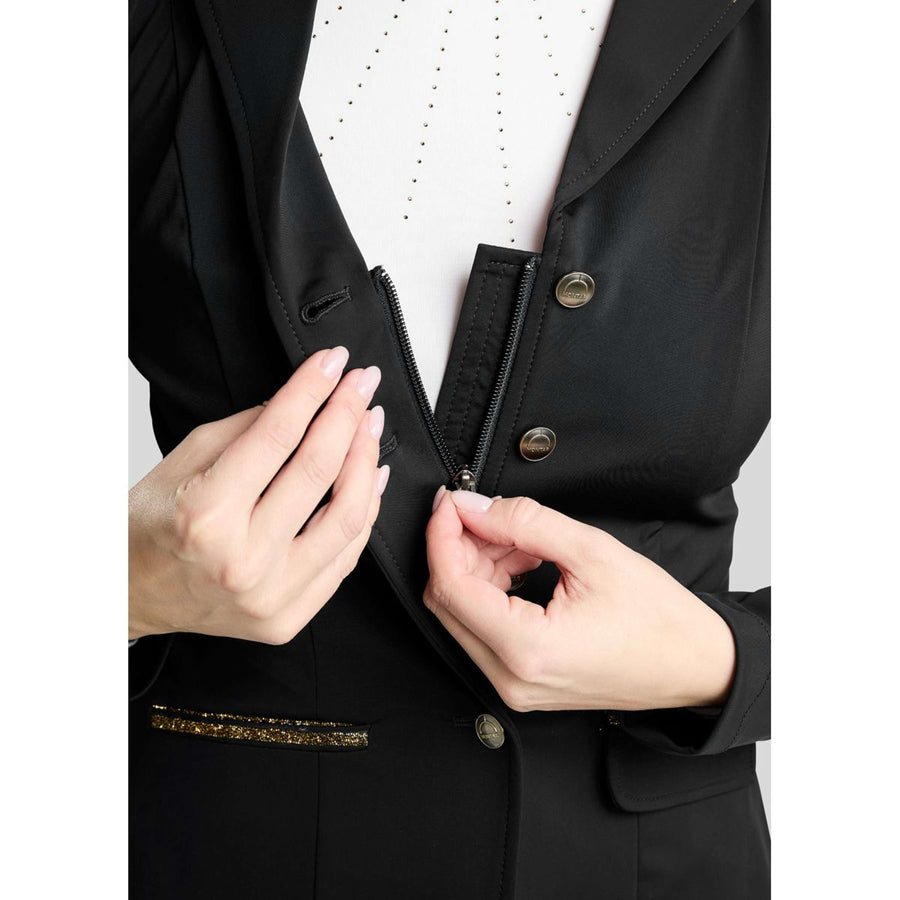 Montar Competition Jacket MoEve Golden Quartz Crystals Black