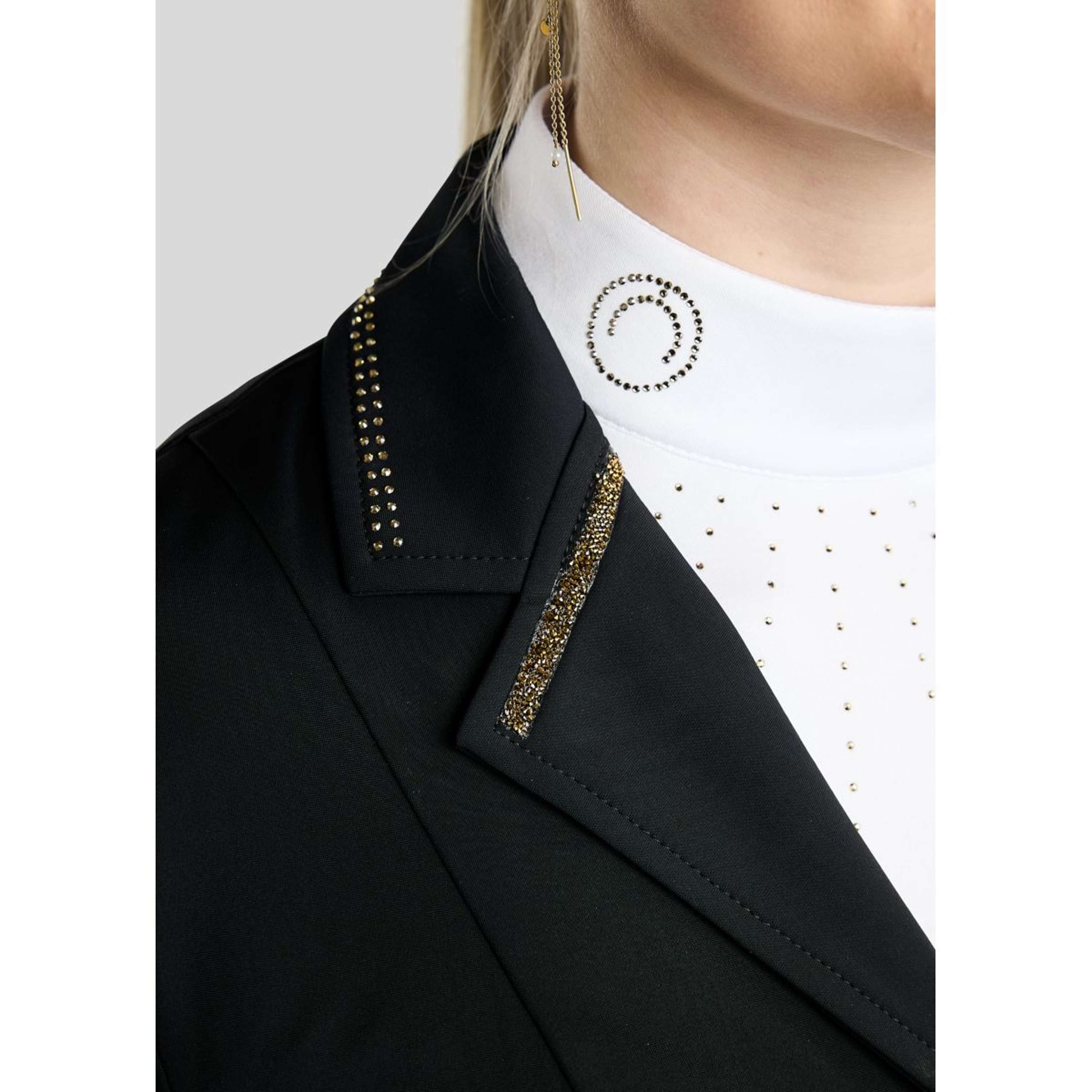 Montar Competition Jacket MoEve Golden Quartz Crystals Black