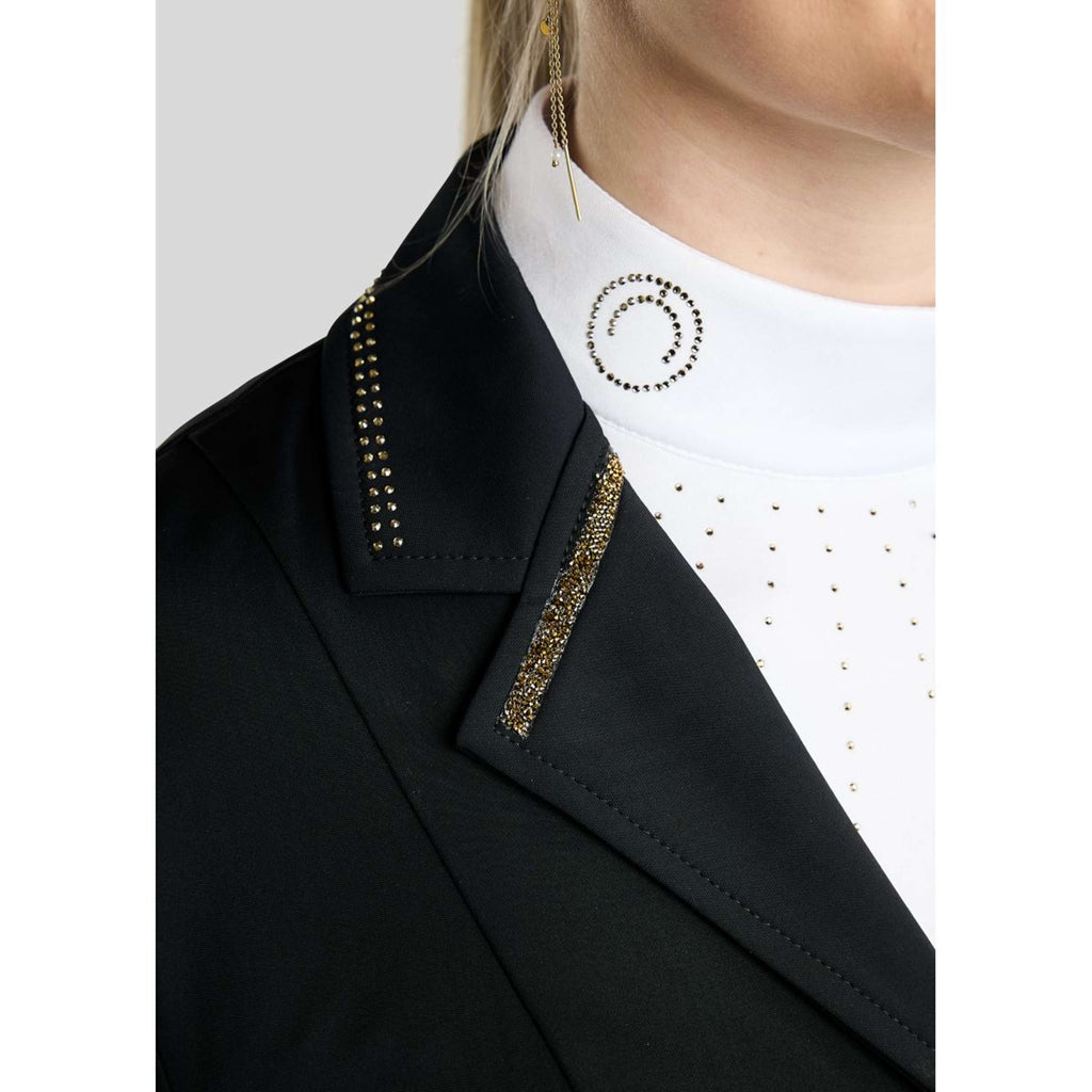 Montar Competition Jacket MoEve Golden Quartz Crystals Black