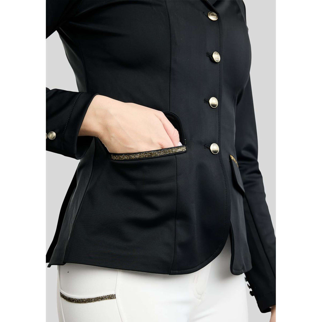 Montar Competition Jacket MoEve Golden Quartz Crystals Black