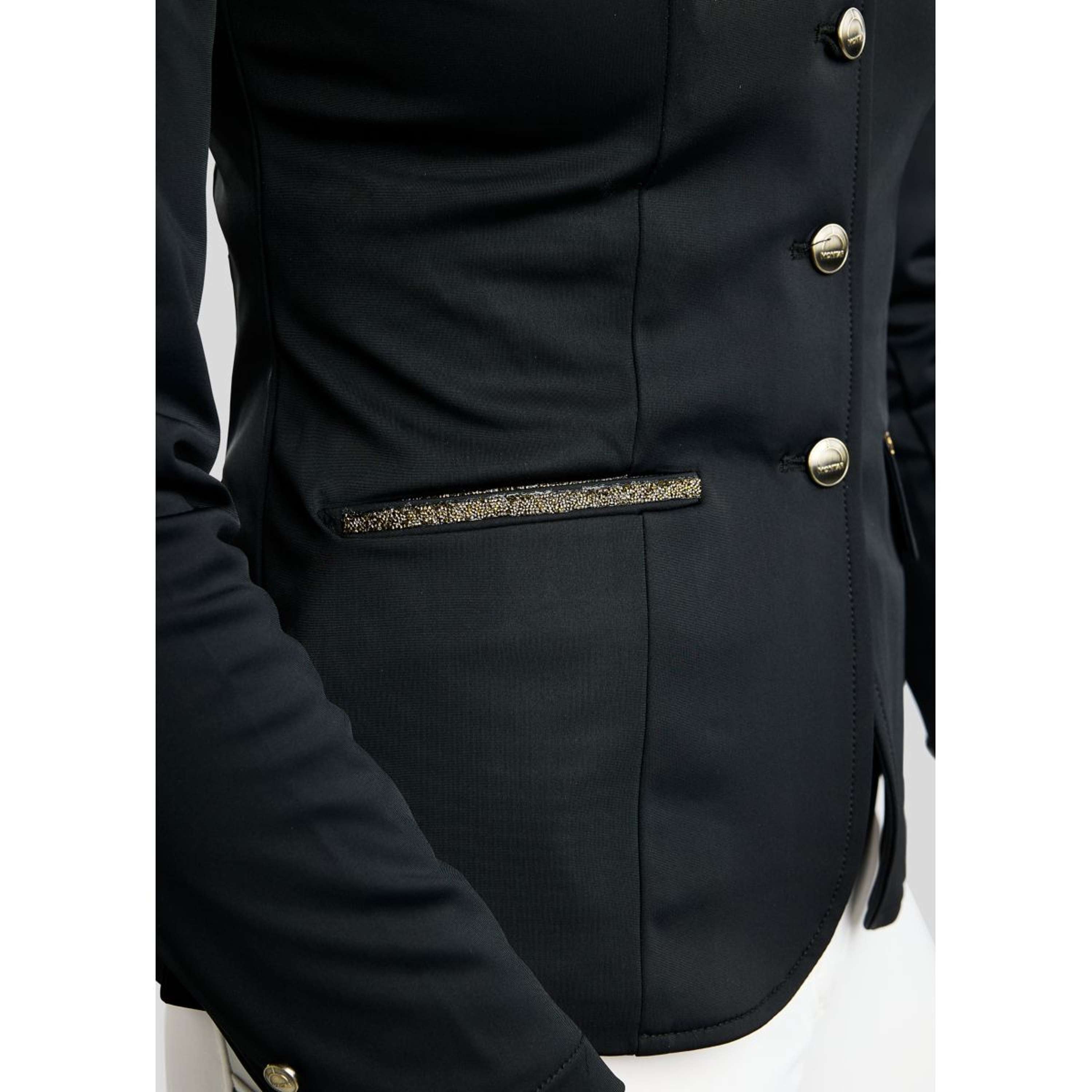 Montar Competition Jacket MoEve Golden Quartz Crystals Black