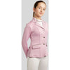 Montar Competition Jacket MoPearl Pintucks Gun Metal Crystals Junior Candy Pink