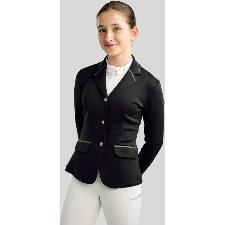 Montar Competition Jacket MoEve Golden Quartz Crystals Kids Black