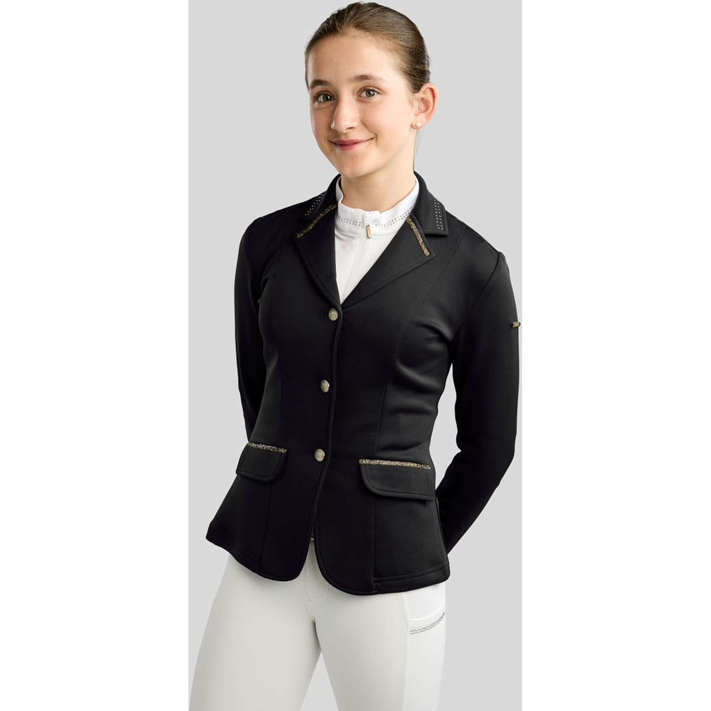 Montar Competition Jacket MoEve Golden Quartz Crystals Kids Black