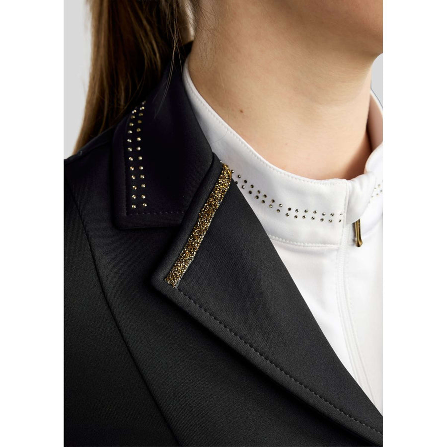 Montar Competition Jacket MoEve Golden Quartz Crystals Kids Black