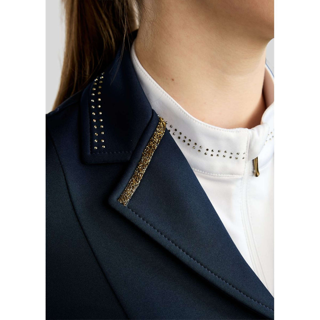 Montar Competition Jacket MoEve Golden Quartz Crystals Kids Navy