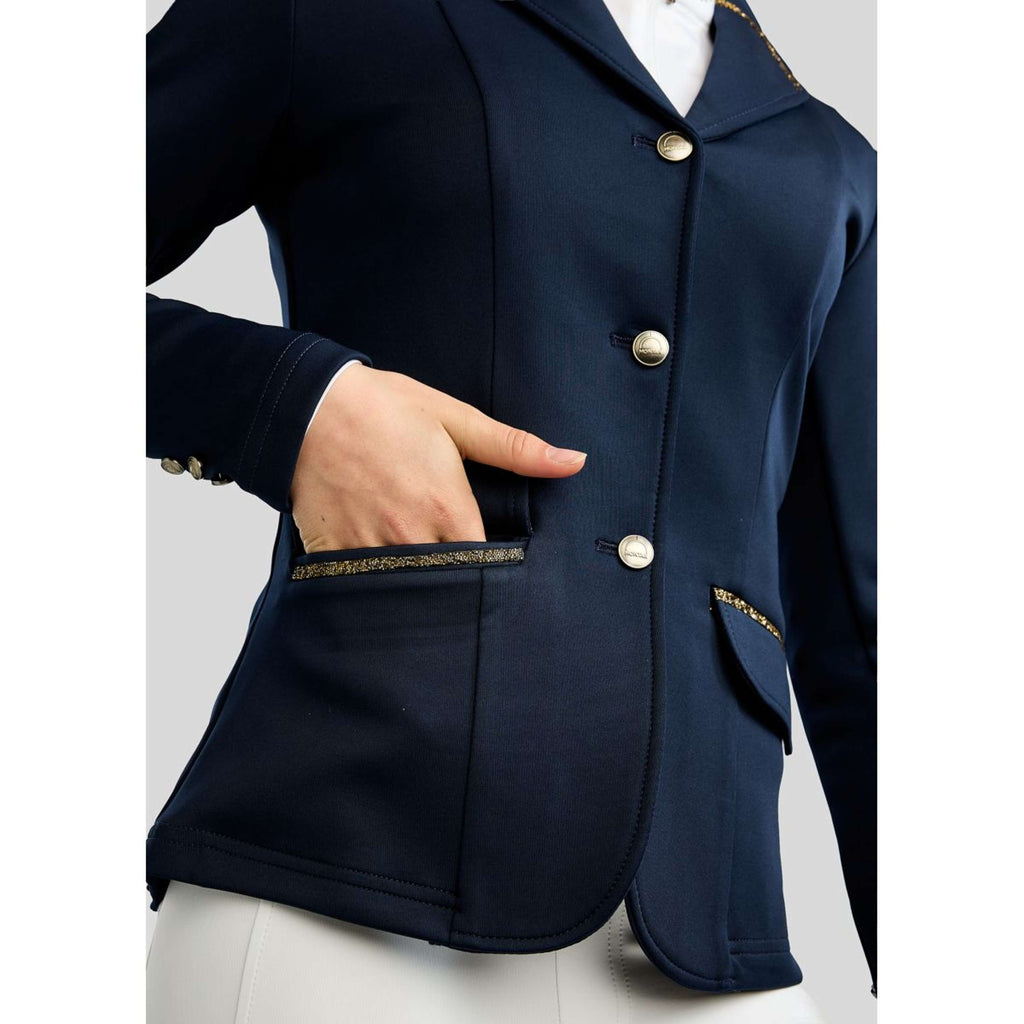 Montar Competition Jacket MoEve Golden Quartz Crystals Kids Navy