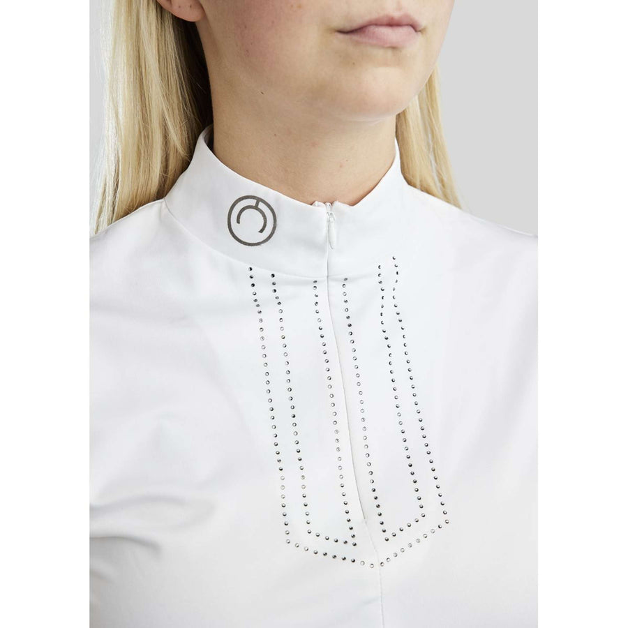 Montar Competition Shirt MoViolet II White