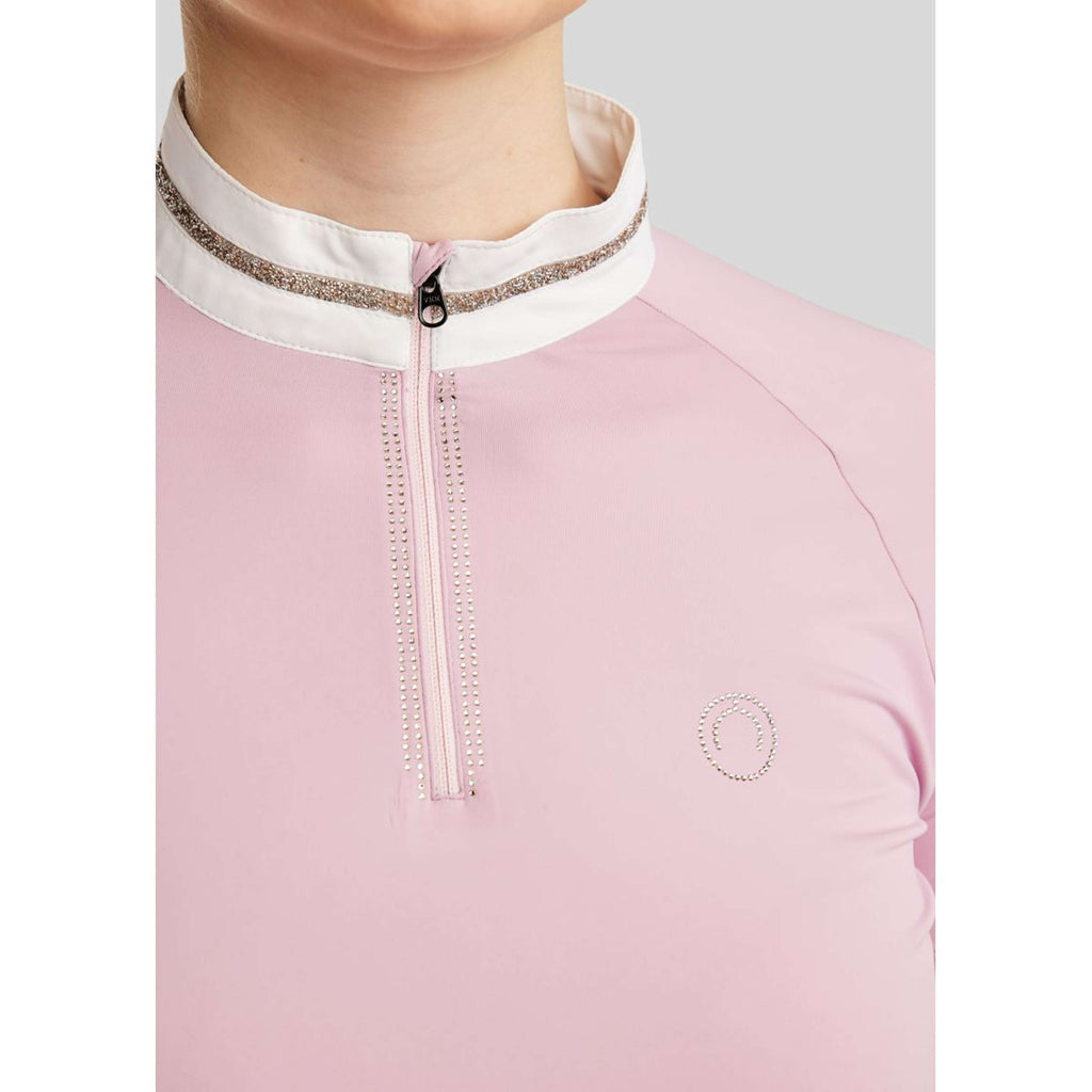 Montar Competition Shirt MoLila Champagne Crystals Candy Pink