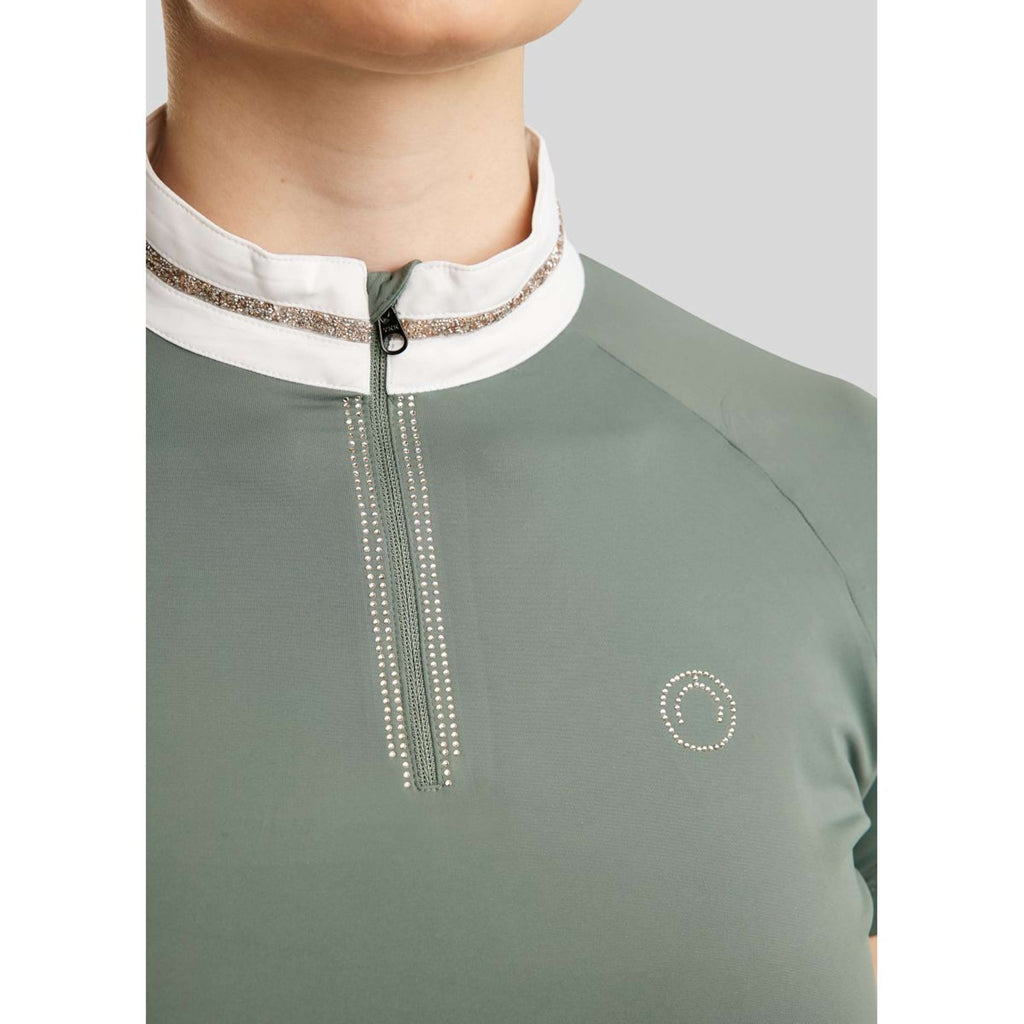 Montar Competition Shirt MoLila Champagne Crystals Jade