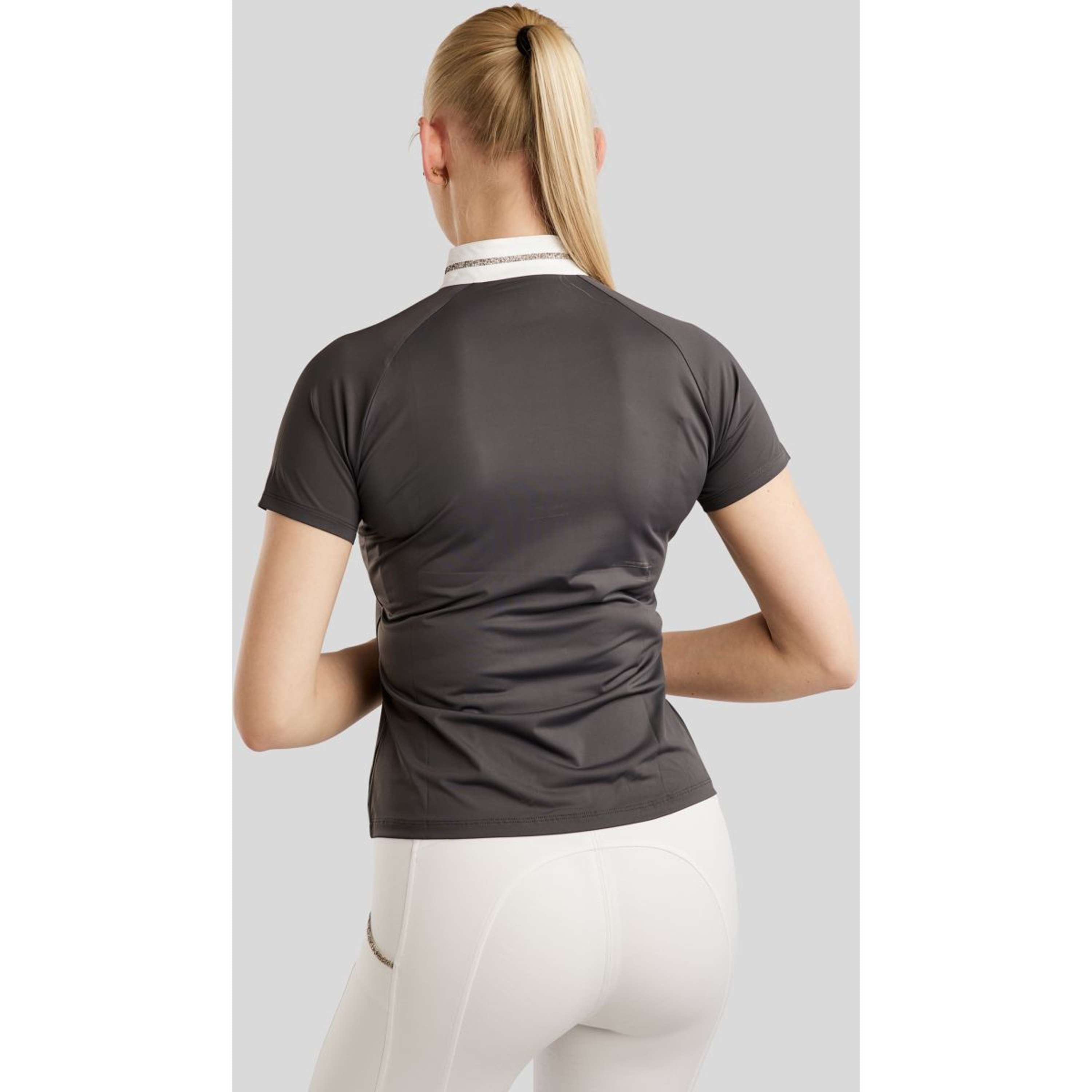 Montar Competition Shirt MoLila Champagne Crystals Slate Grey