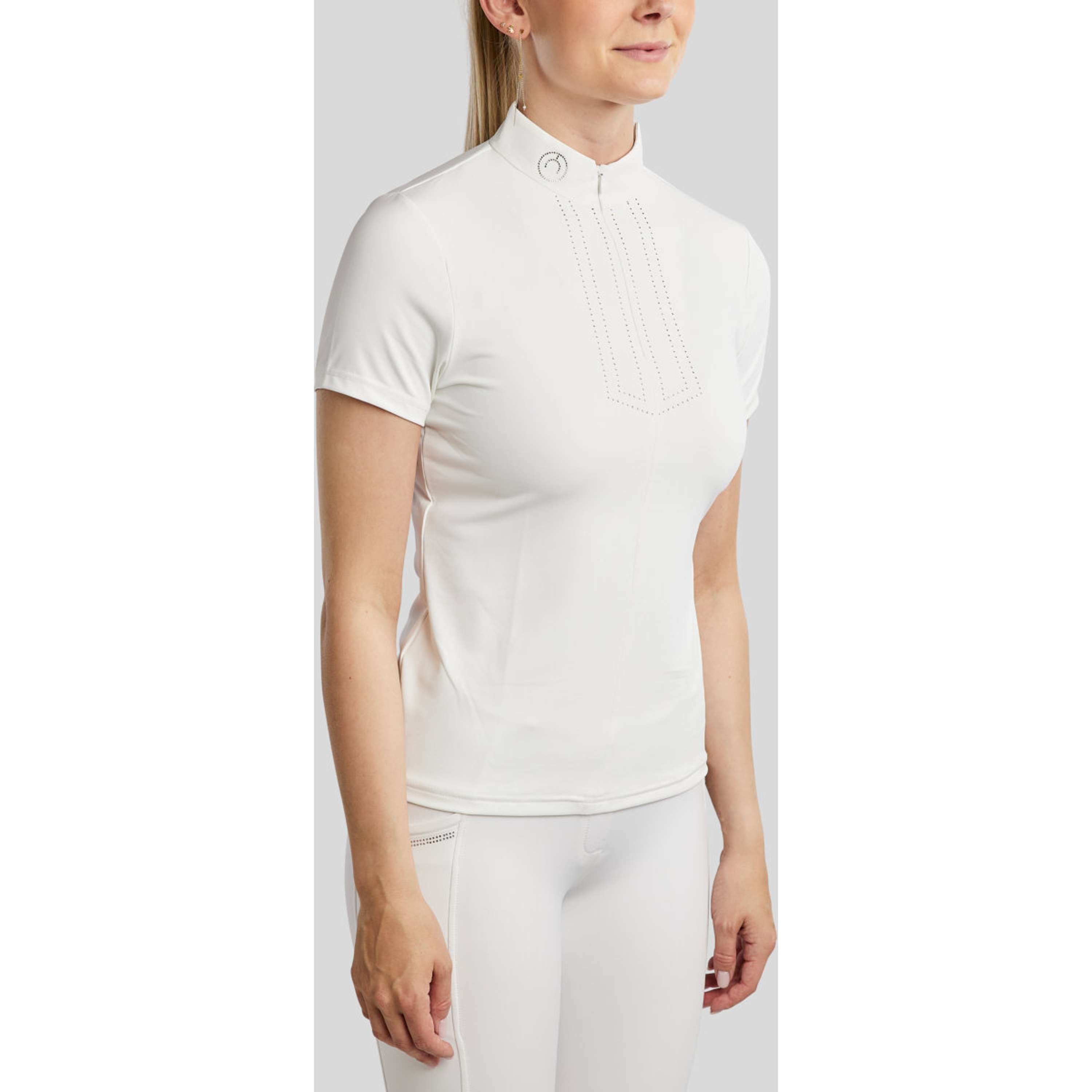 Montar Competition Shirt MoViolleta White
