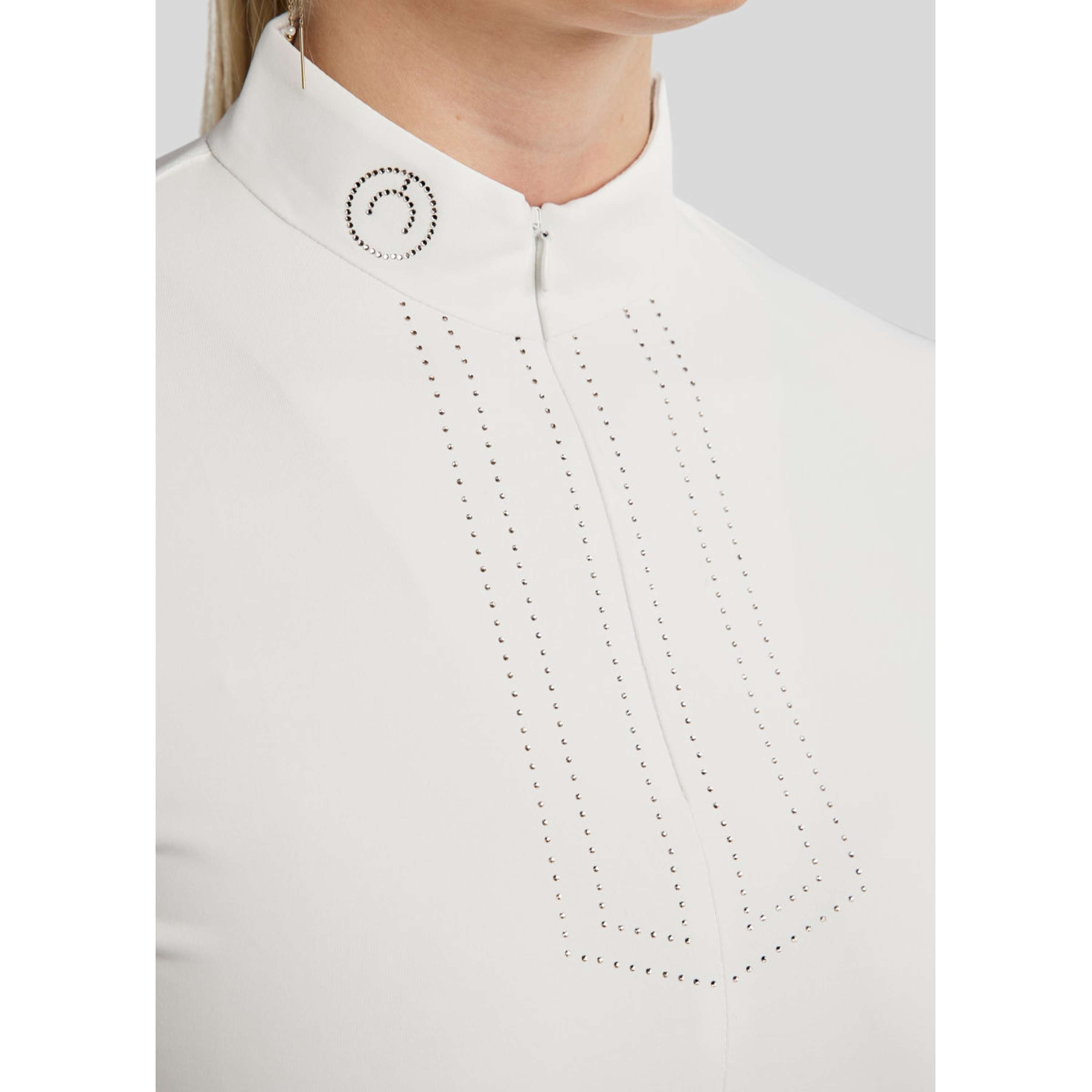 Montar Competition Shirt MoViolleta White