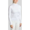 Montar Competition Shirt MoEve Golden Quartz Crystals Long Sleeves White