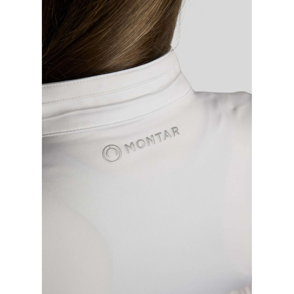 Montar Competition Shirt MoRosie Junior Long Sleeves White