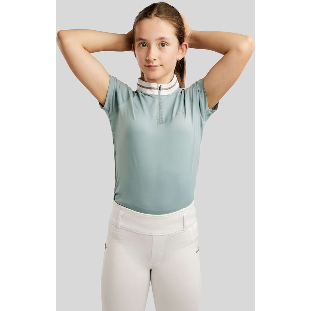 Montar Competition Shirt MoLila Champagne Crystals Junior Turin