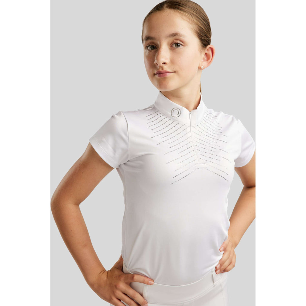 Montar Competition Shirt MoSparkle Kids White
