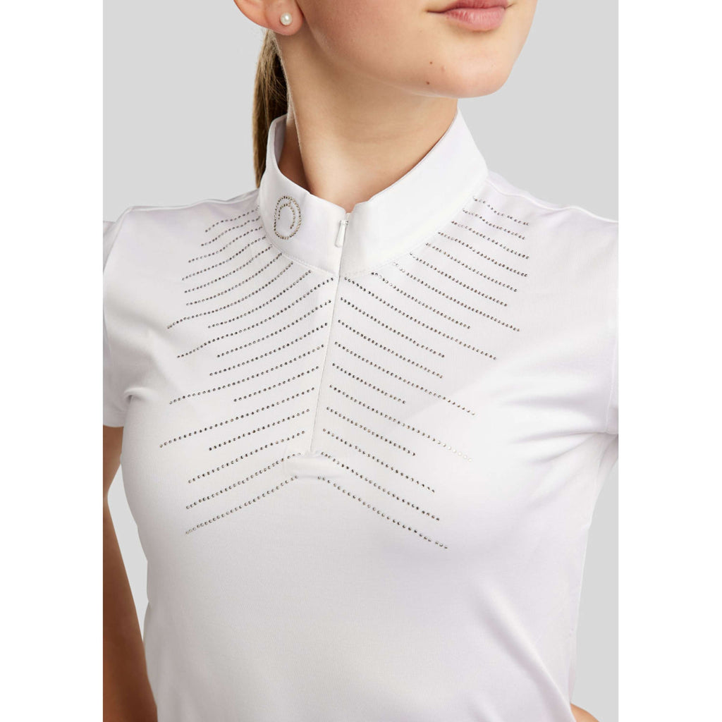 Montar Competition Shirt MoSparkle Kids White