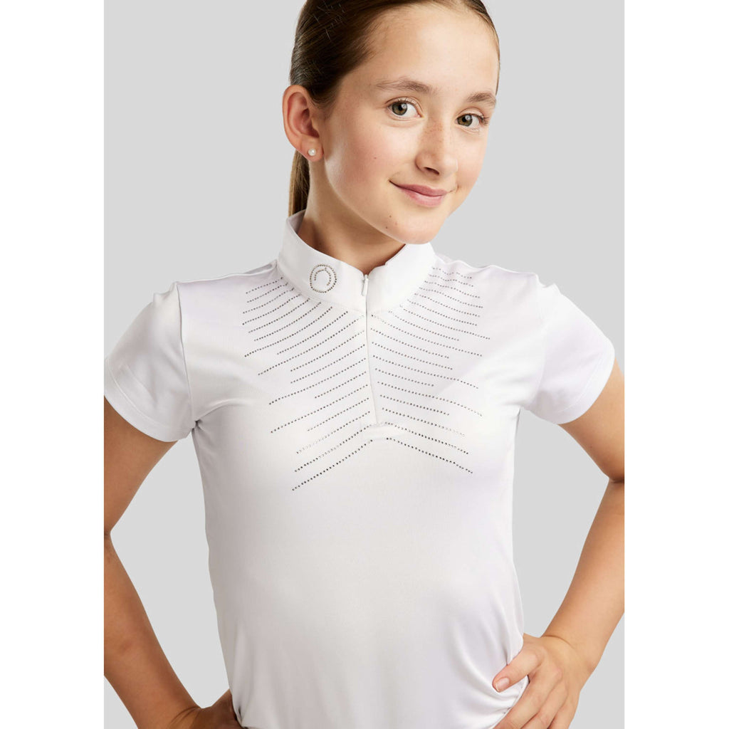 Montar Competition Shirt MoSparkle Kids White
