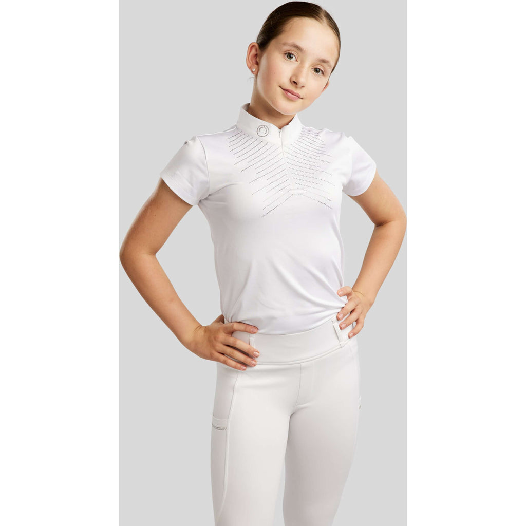 Montar Competition Shirt MoSparkle Kids White