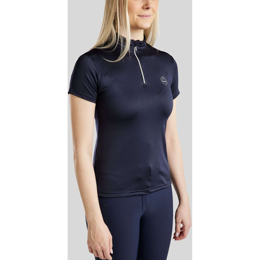 Montar Poloshirt Everly Crystal Logo Navy