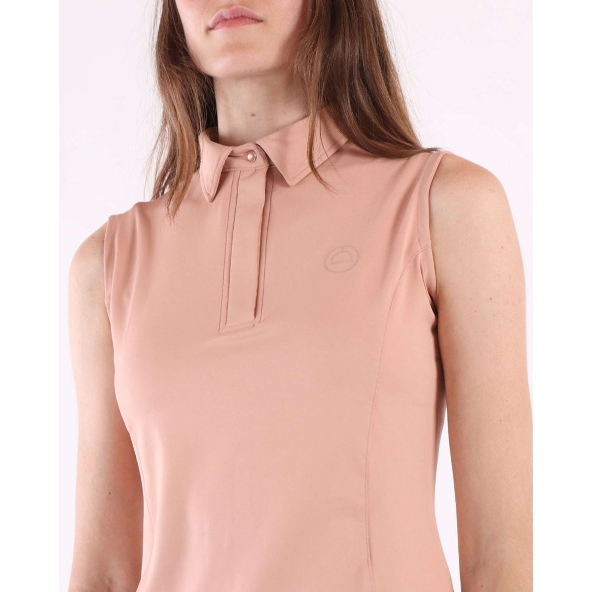 Montar Poloshirt Fiona Sleeveless Nude