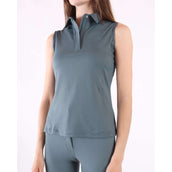 Montar Poloshirt Fiona Sleeveless Jade