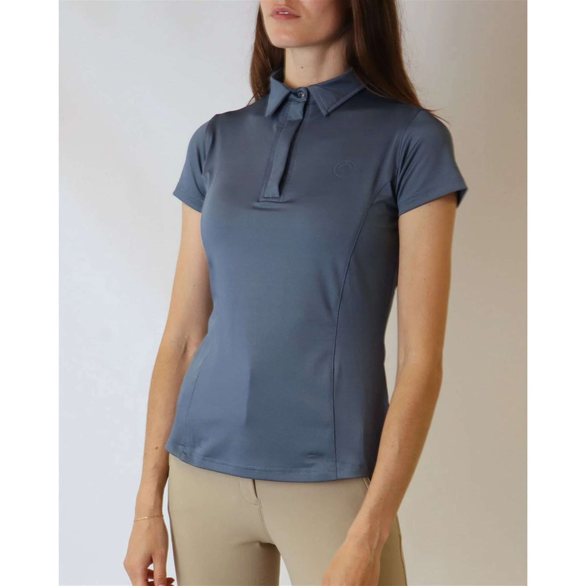 Montar Shirt Rebecca Short Sleeves Dove Blue