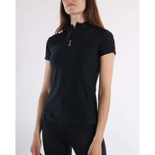 Montar Poloshirt MoMeadow Mesh Black