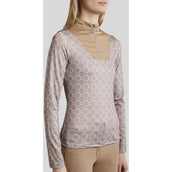 Montar Shirt MoChain Prined Long Sleeves Latte