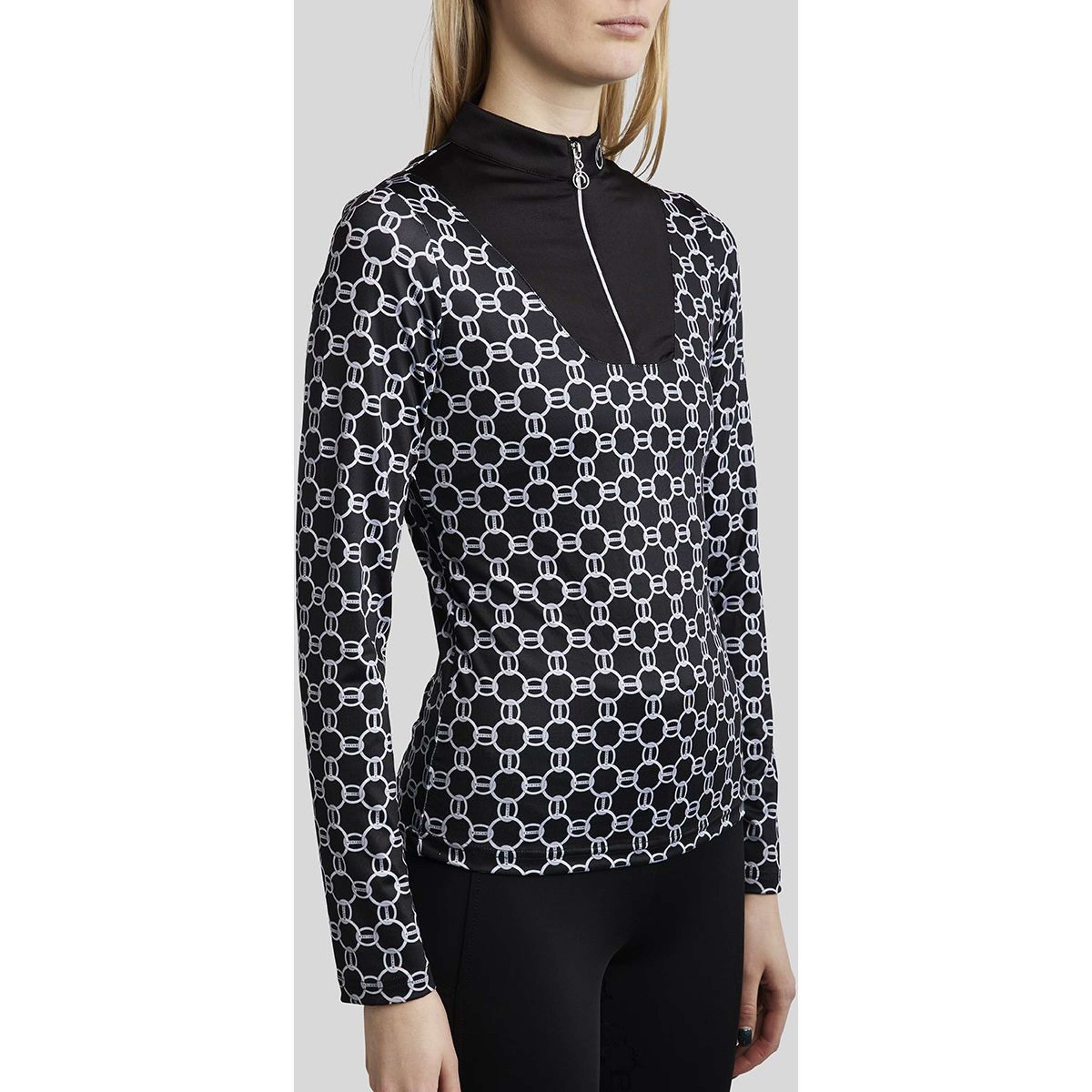 Montar Shirt MoChain Prined Long Sleeves Black