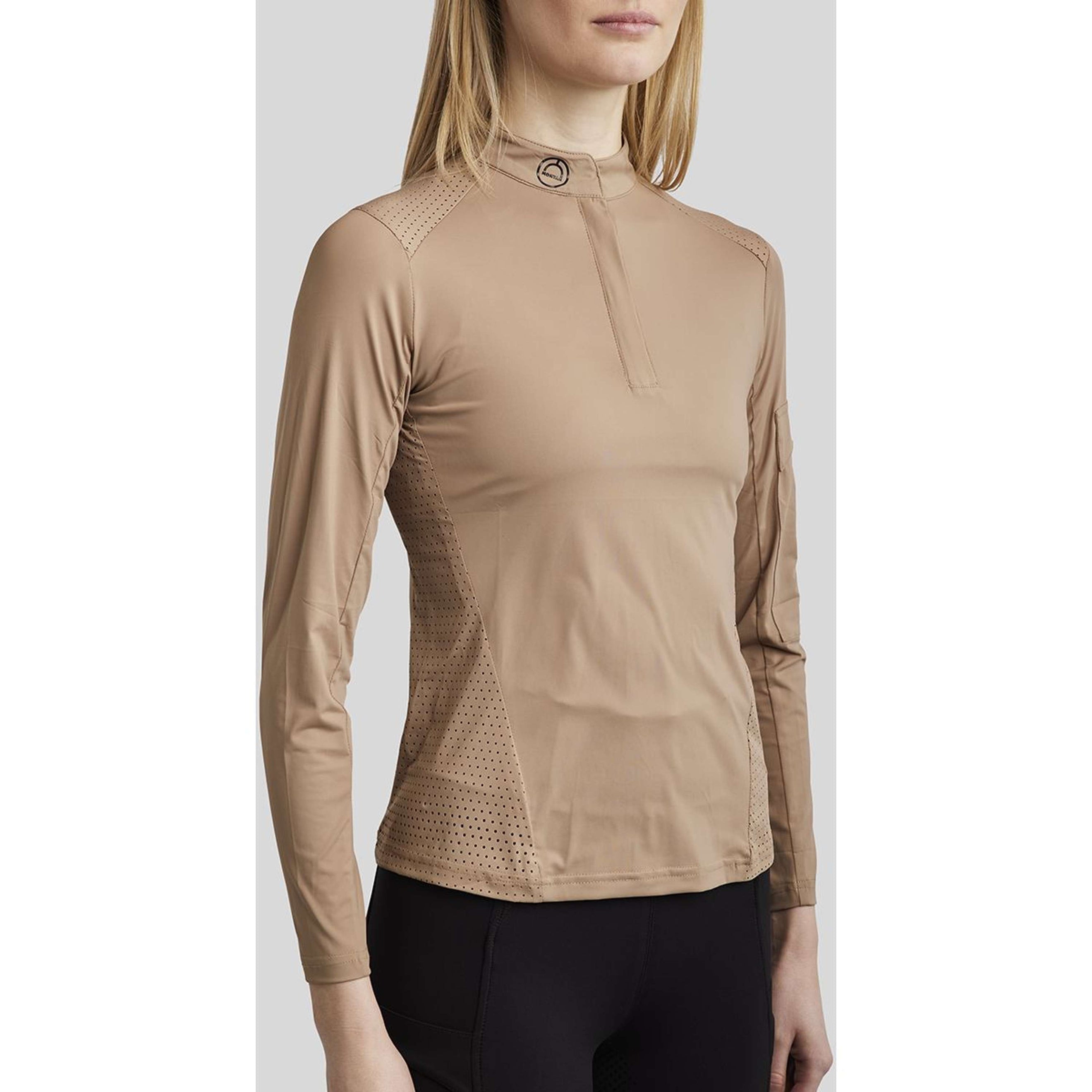 Montar Shirt MoZendaya Performance Long Sleeves Latte