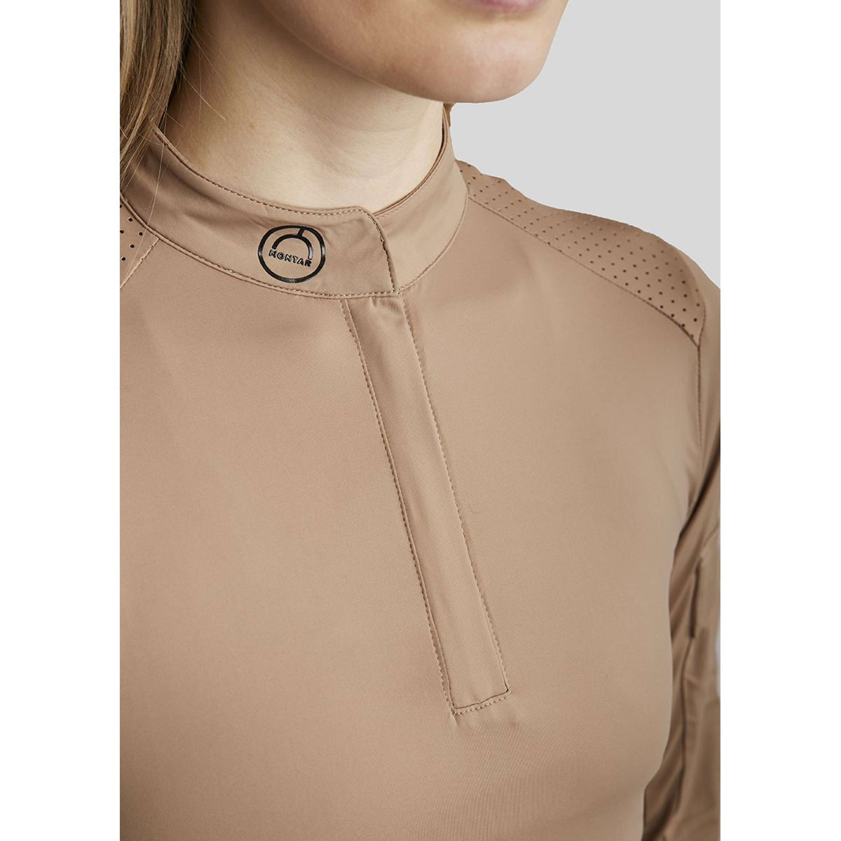 Montar Shirt MoZendaya Performance Long Sleeves Latte