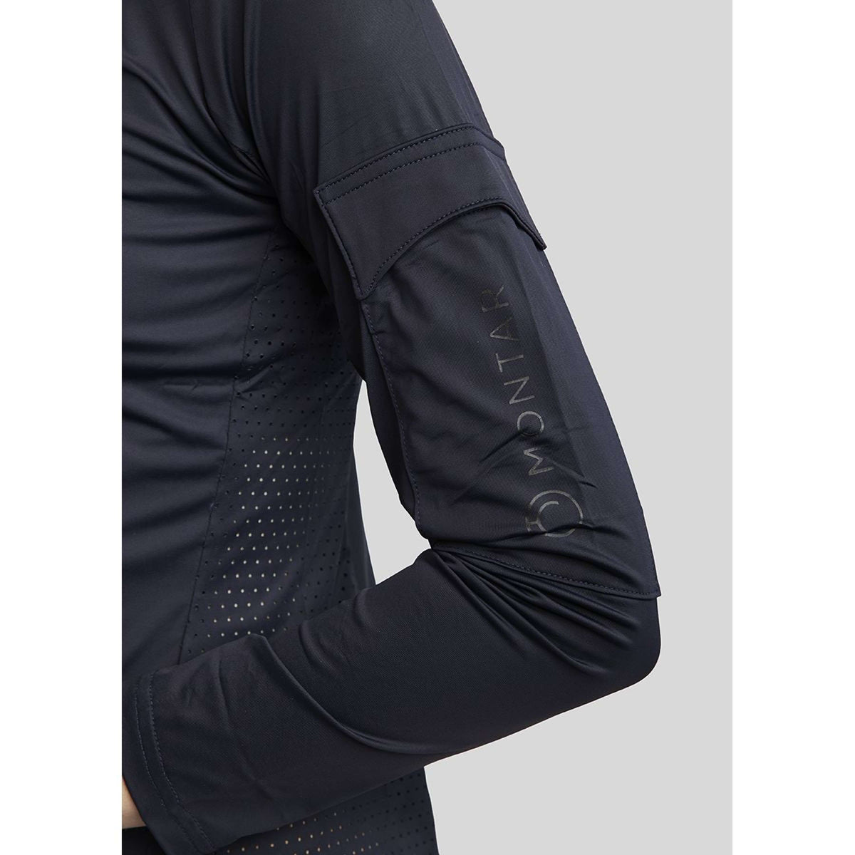 Montar Shirt MoZendaya Performance Long Sleeves Dark Navy