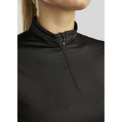 Montar Shirt MoAvina Caviar Crystal Deco Long Sleeves Black