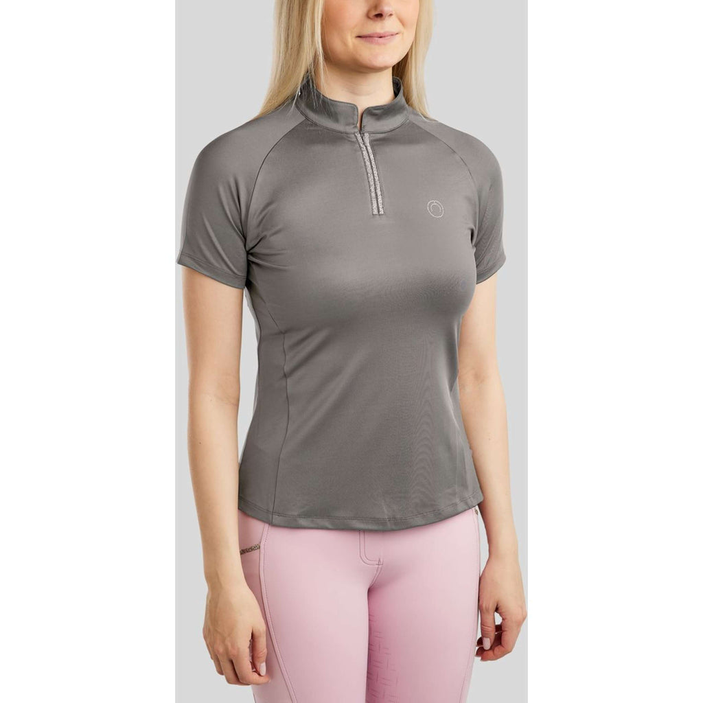 Montar Poloshirt MoLila Champagne Crystals Grey