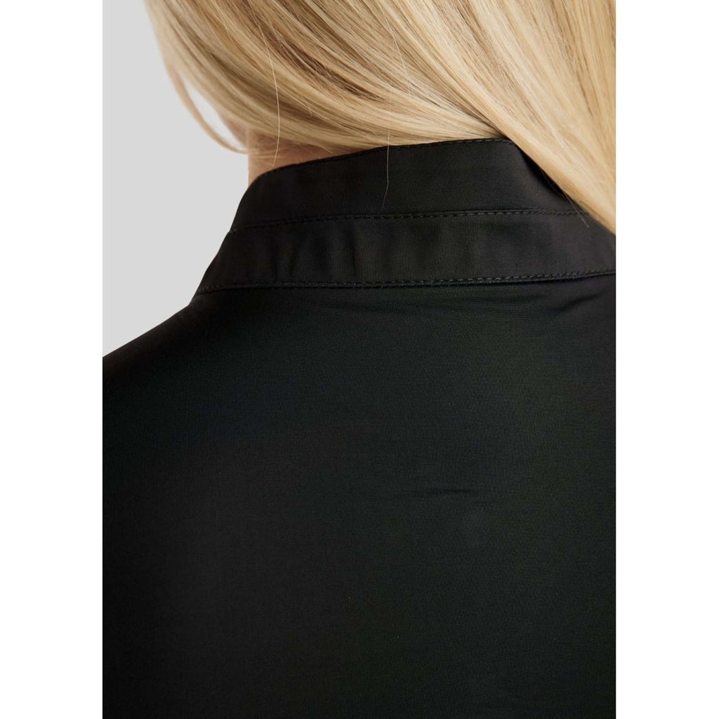 Montar Poloshirt MoPearl Pintuck Black