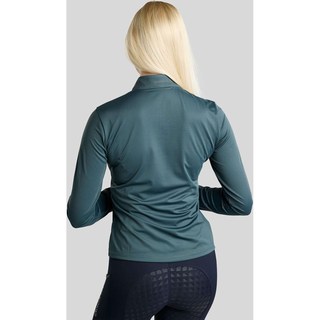 Montar Shirt MoEverline Golden Quartz Crystals Long Sleeves Dark Slate