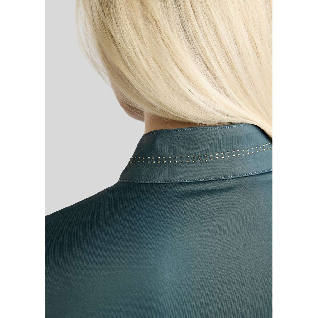 Montar Shirt MoEverline Golden Quartz Crystals Long Sleeves Dark Slate