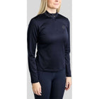 Montar Shirt MoEverline Golden Quartz Crystals Long Sleeves Navy