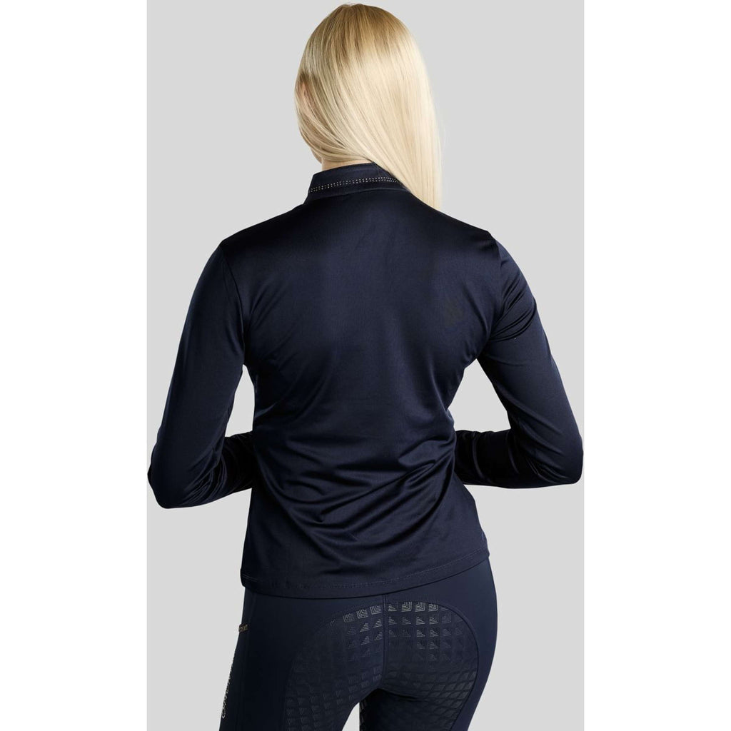 Montar Shirt MoEverline Golden Quartz Crystals Long Sleeves Navy