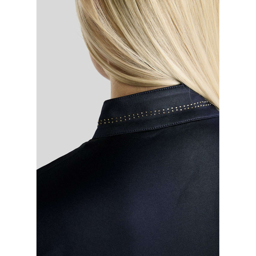 Montar Shirt MoEverline Golden Quartz Crystals Long Sleeves Navy