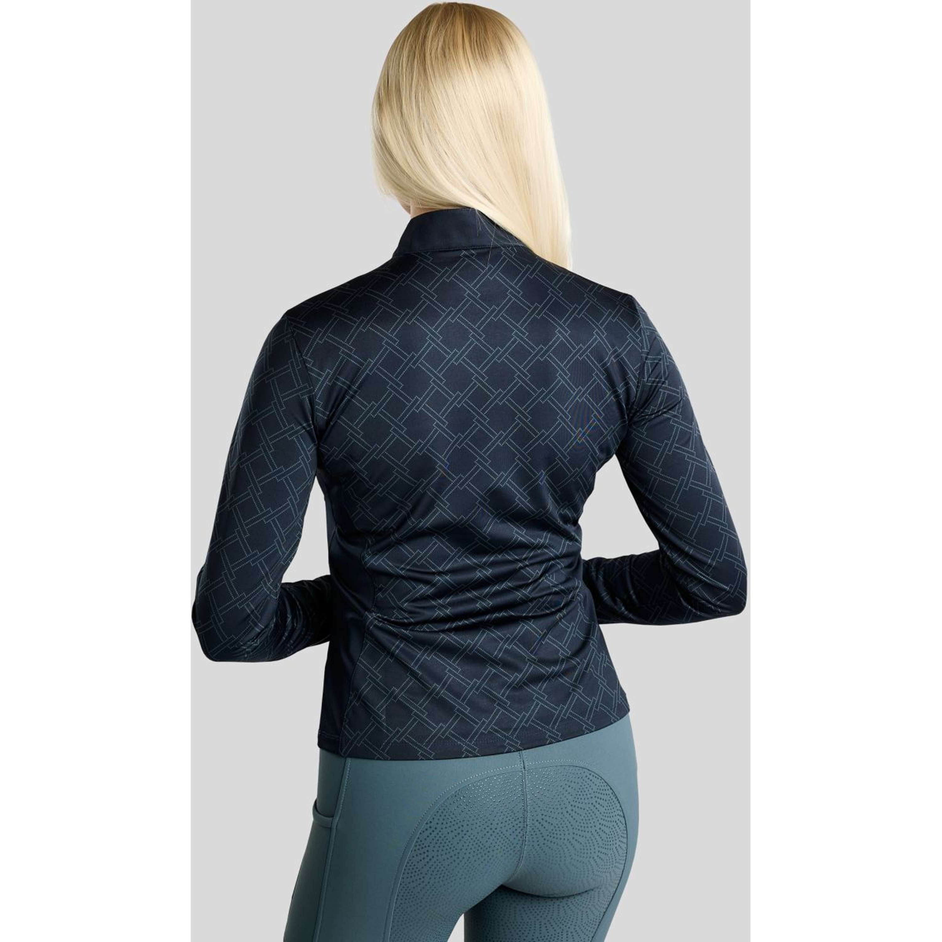 Montar Shirt MoLeia Lumber Check All Over Printed Long Sleeves Navy