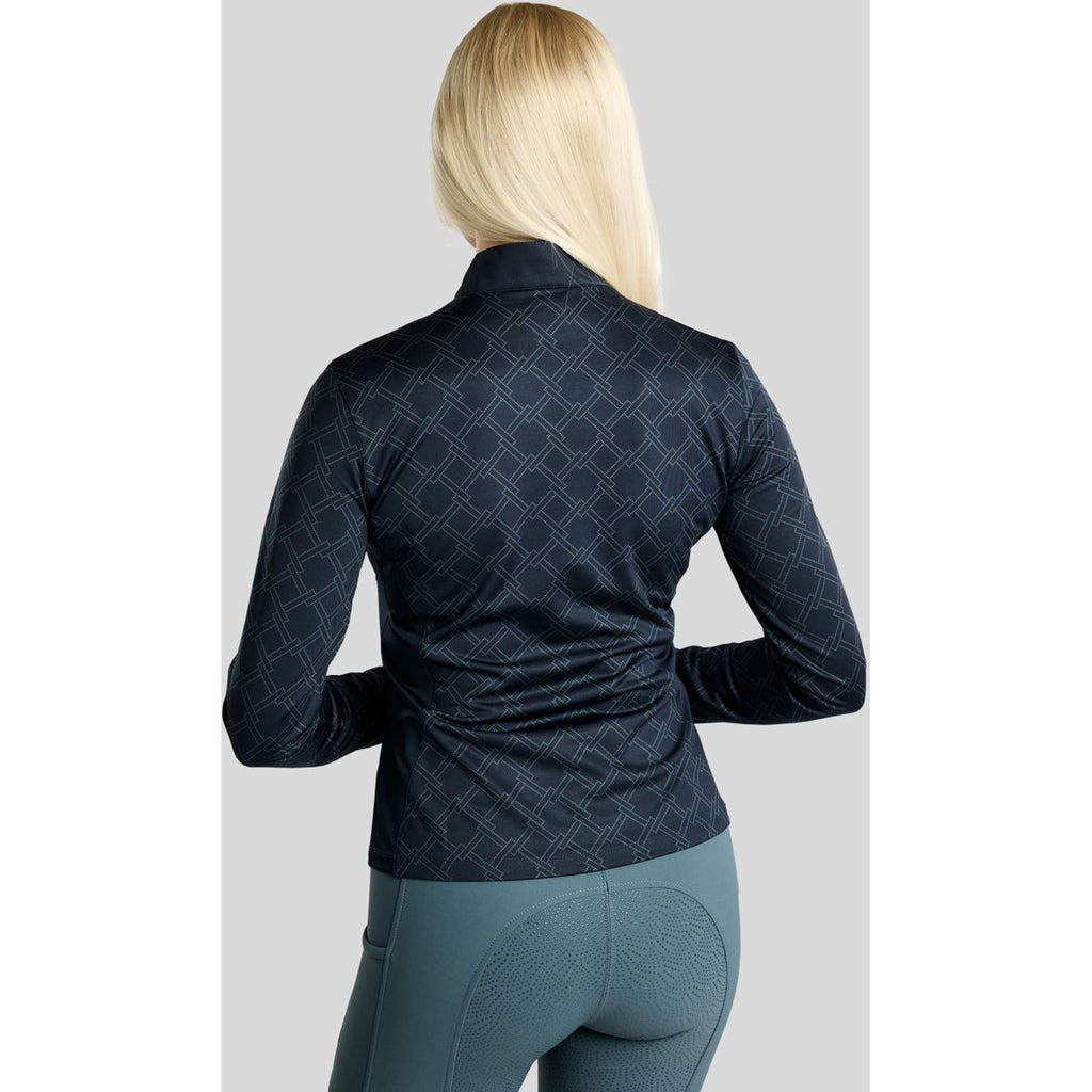 Montar Shirt MoLeia Lumber Check All Over Printed Long Sleeves Navy