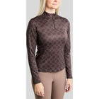 Montar Shirt MoLeia Lumber Check All Over Printed Long Sleeves Black Peony