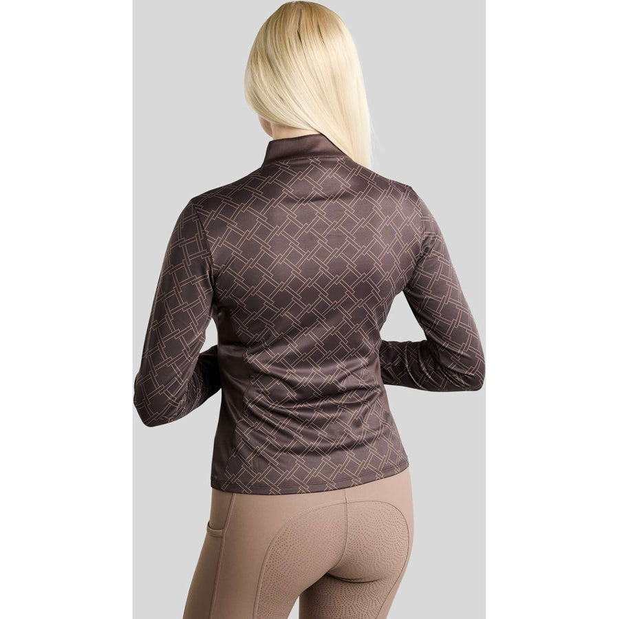 Montar Shirt MoLeia Lumber Check All Over Printed Long Sleeves Black Peony